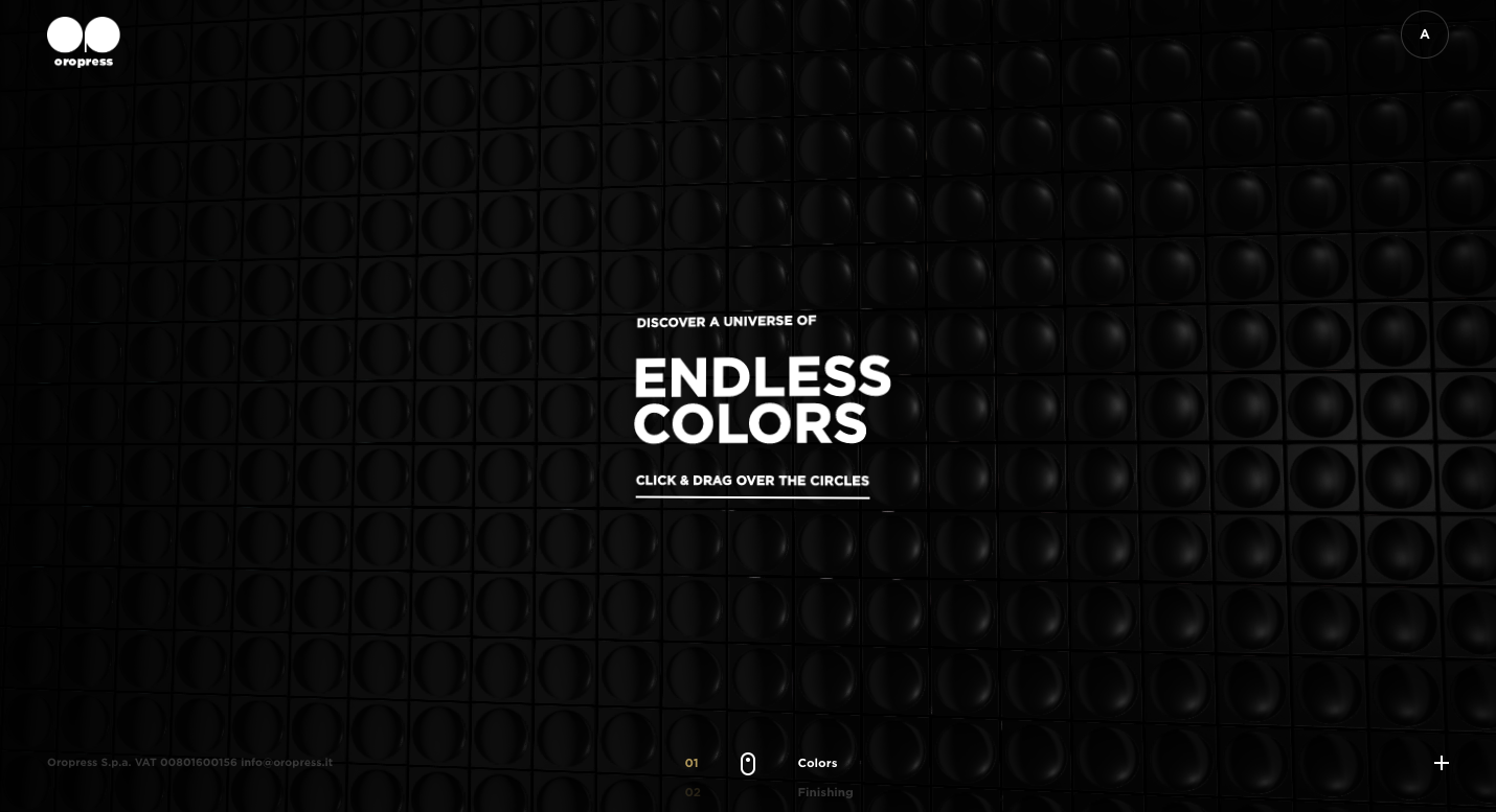 Oropress Website Design Black and White Website Design